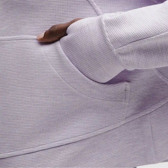 lululemon athletica Scuba Oversized Full Zip Hoodie - Heathered Faint Lavender - Picture 5 of 7